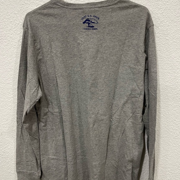 US Open Collection T Shirt XXL Men Torrey Pines Golf Gray Long Sleeve NWT - Picture 3 of 4